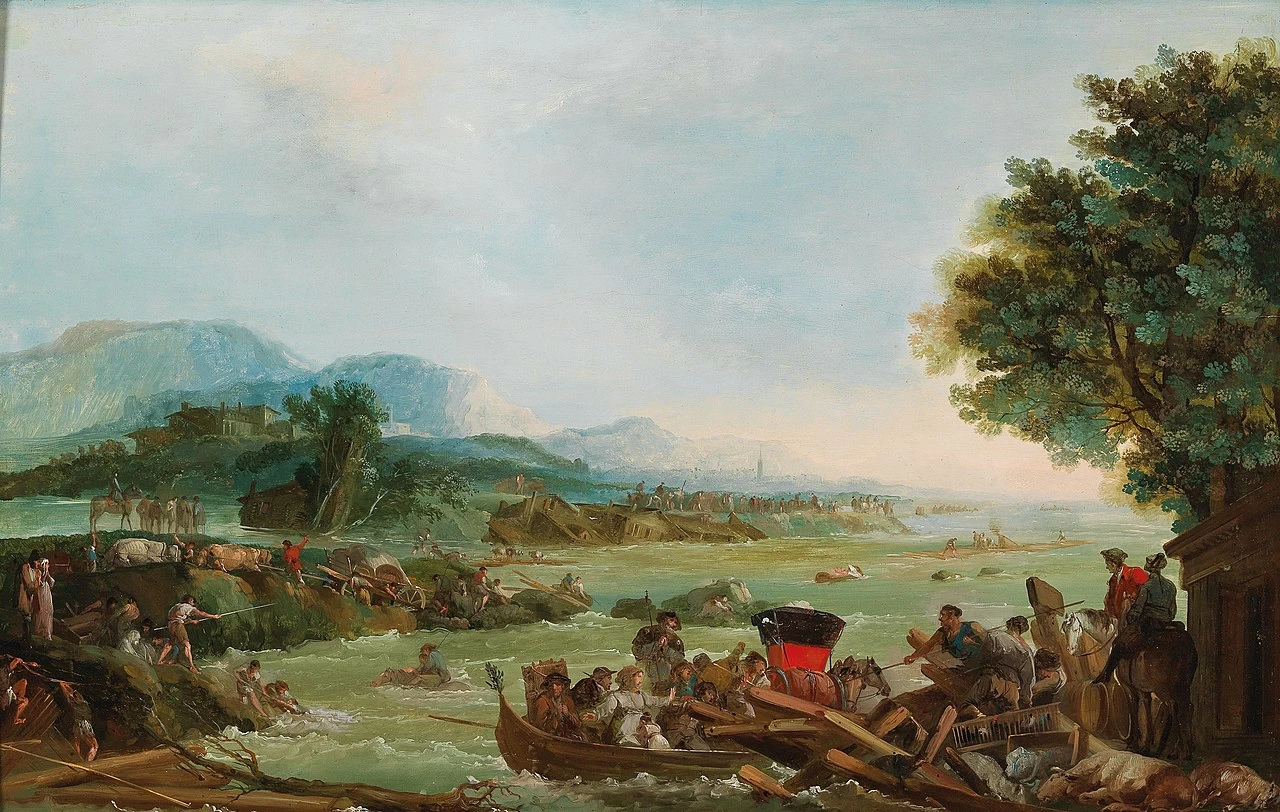 L'esondazione del fiume Tagliamento